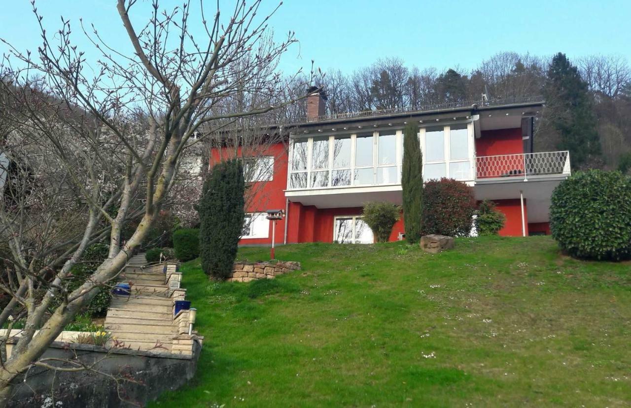 Ferienwohnung Casa Rossa Neckarsteinach Dış mekan fotoğraf