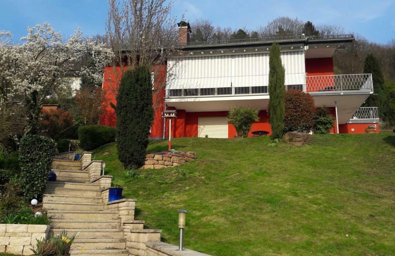 Ferienwohnung Casa Rossa Neckarsteinach Dış mekan fotoğraf