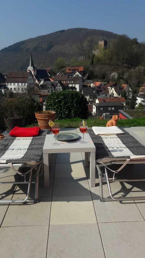 Ferienwohnung Casa Rossa Neckarsteinach Dış mekan fotoğraf
